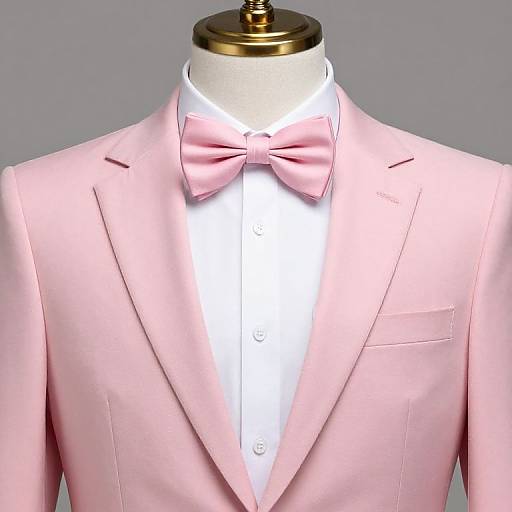 Mannequin in Pink Suit Ensemble