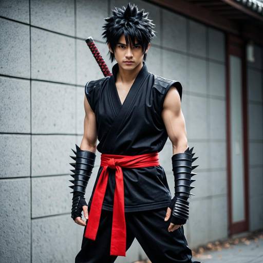 Striking Hiei Cosplay Costume Design