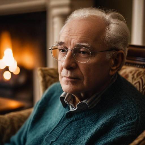Elderly Man with Nostalgic Warmth