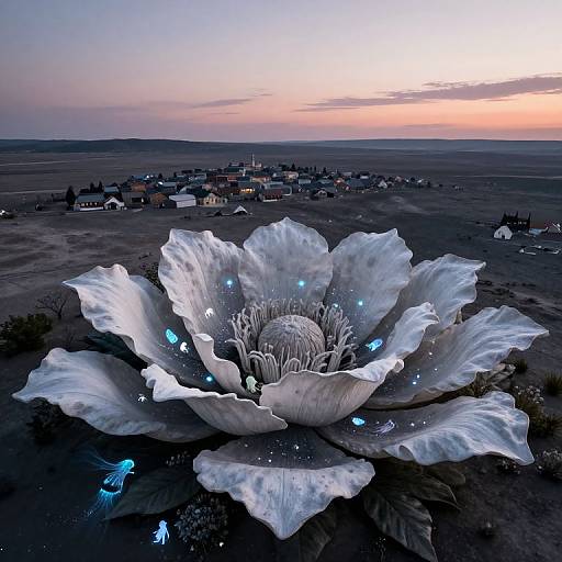 Surreal Twilight Lunar Moonflower