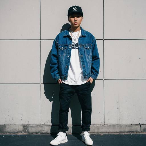 Realistic Male in Hip Hop Streetwear