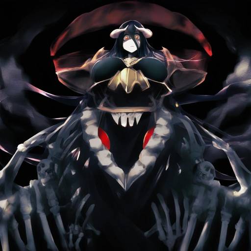 Illustration of Ainz ooal gown, overlord (maruyama) in the style of Yoshioka yoshiko