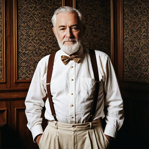 Vintage Portrait of an Elderly Man