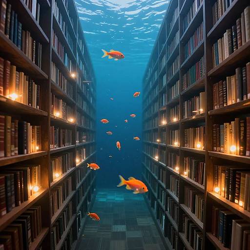 Ethereal Infinite Underwater Library
