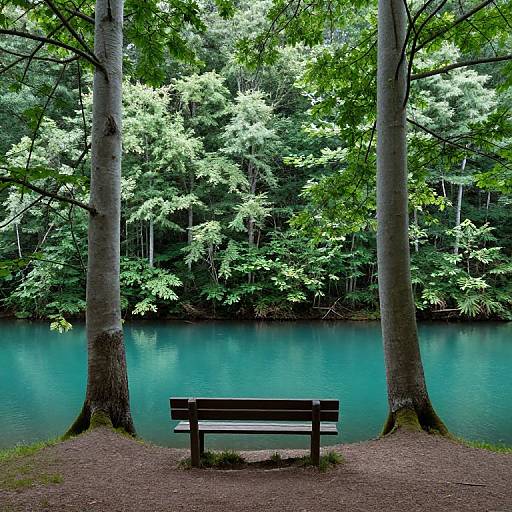 Serene Campsite by Turquoise Lake