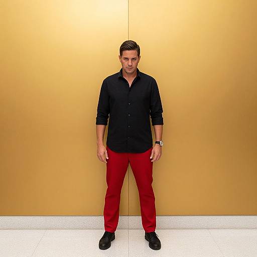 Xande Ribeiro in Black and Red