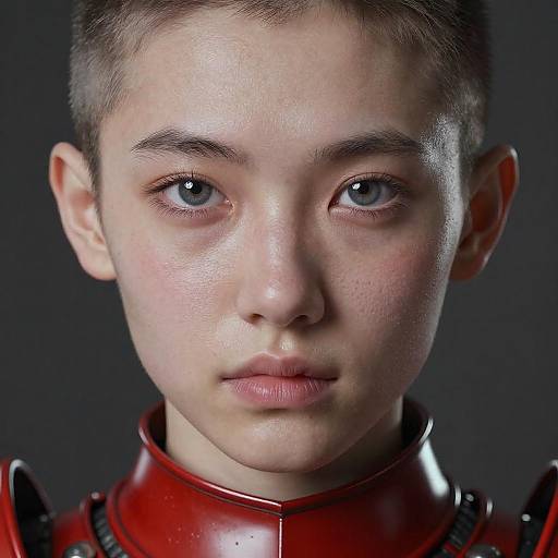 Ultra Realistic Red Knight Portrait