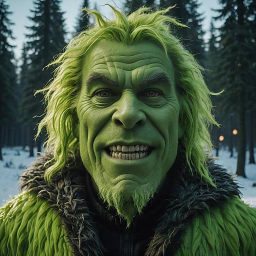 Enchanted Grinch Monster in Forest