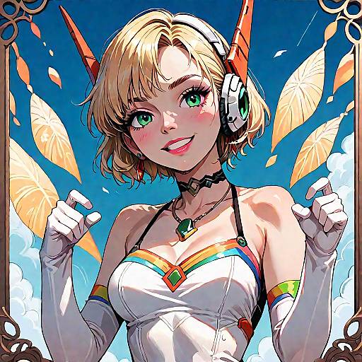 Anime Character with Vibrant Details