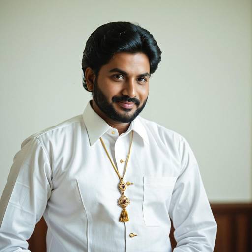 Vintage South Indian Cosplay of Sivaji Ganesan