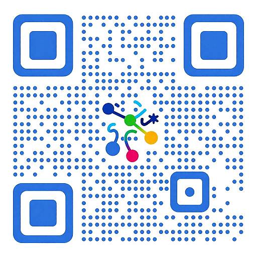 Abstract AI QR Code Art
