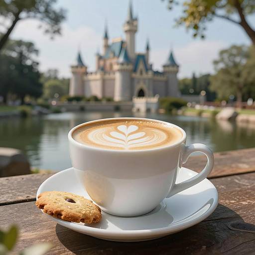 Flat White Coffee by Enchanted Castle