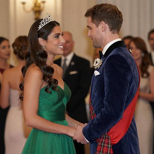 Charming Couple at a Formal Event
