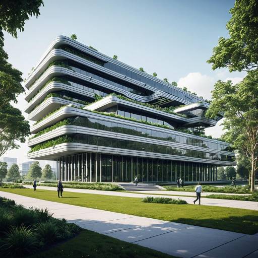 Futuristic Sustainable Corporate Headquarters