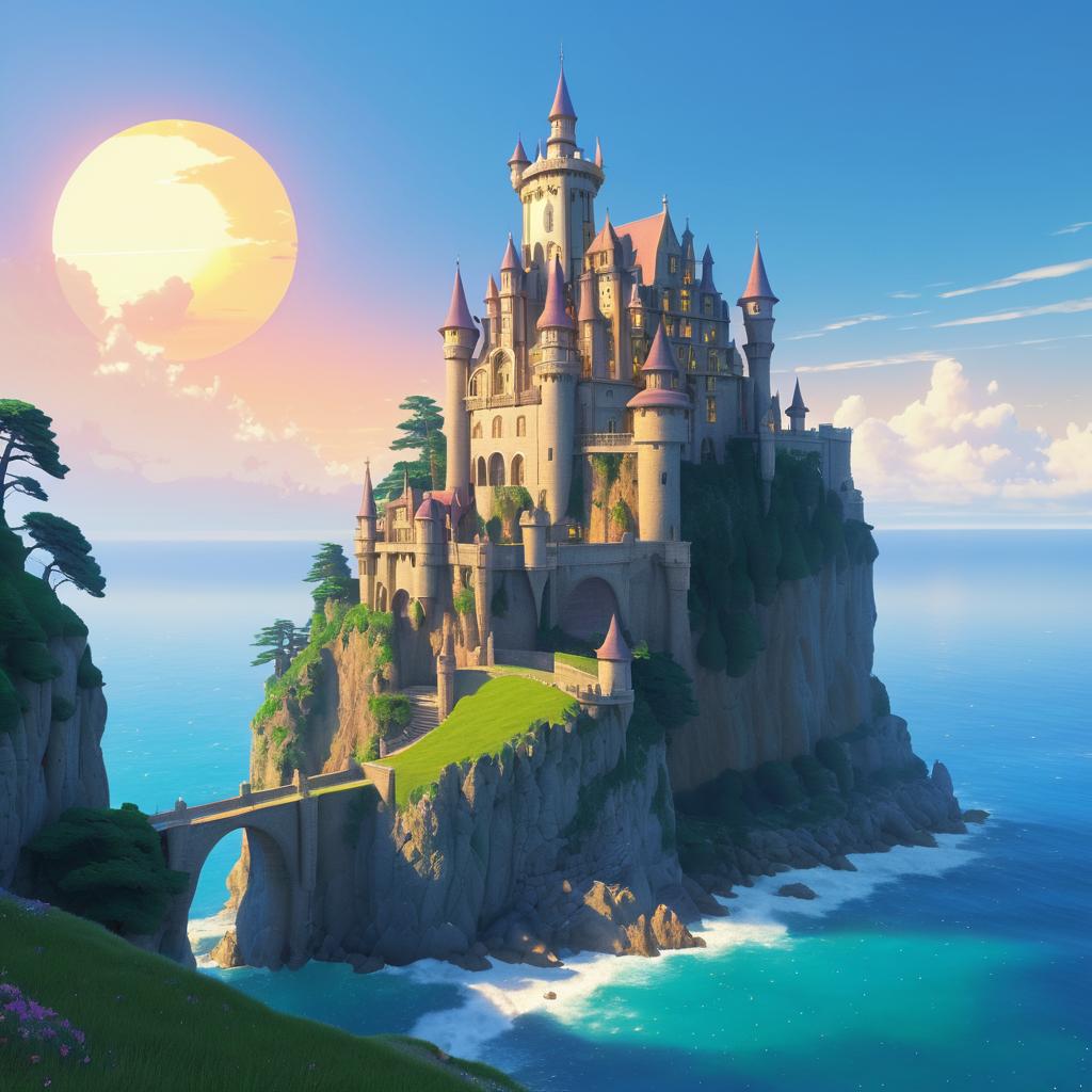 Enchanted Castle in Digital Art