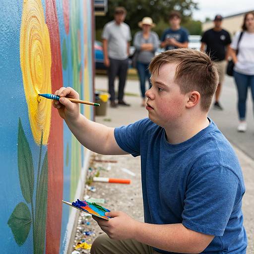 Empowered Art: Inclusive Community Mural