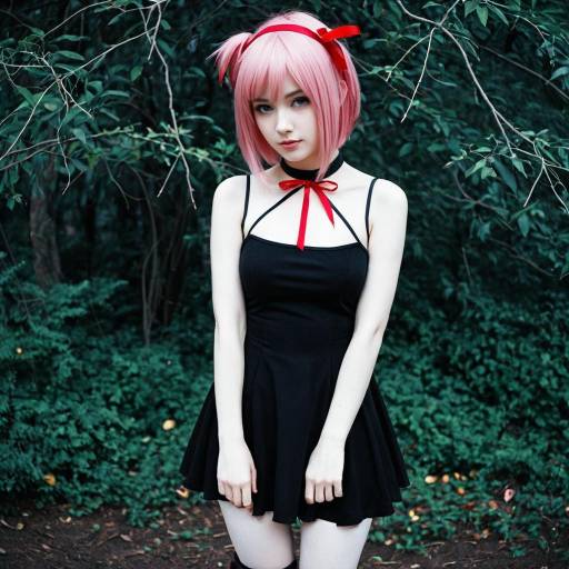 Stylish Lucy Elfen Lied Cosplay Outfit