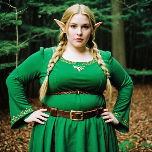 Plus Size Zelda-inspired Costume Design