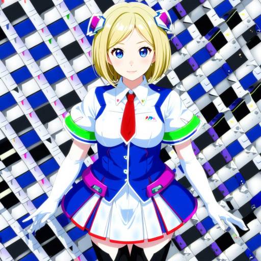 Illustration of Aki rosenthal (1st costume), hololive in the style of Ameno (a meno0)