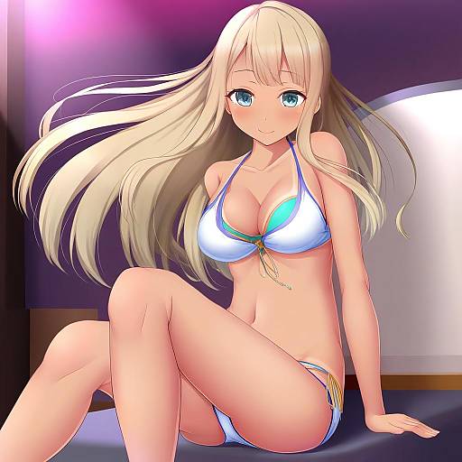 Illustration of Alessandra susu, tokyo 7th sisters in the style of Melopun