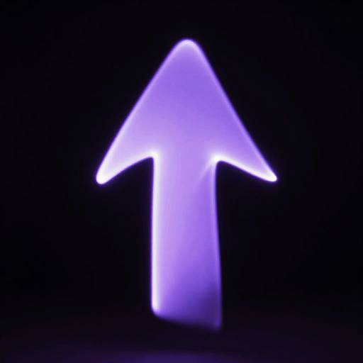 Geometric Arrowhead Light Painting