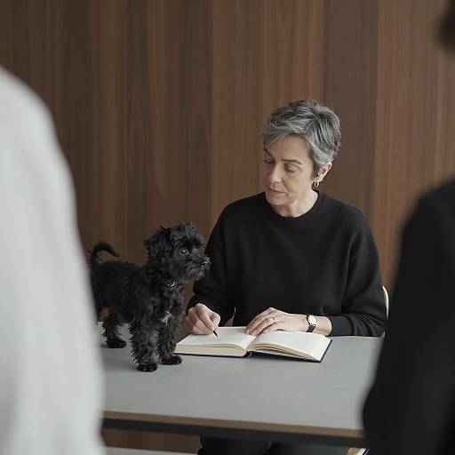 Contemplative Moment with Short Gray Hair