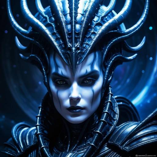 Alien Queen with Menacing Gaze
