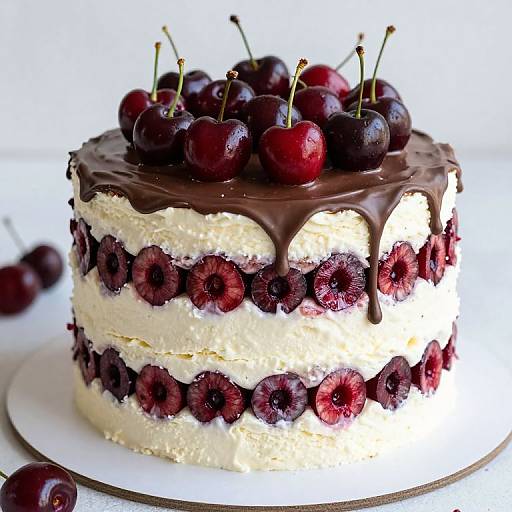 Cherry Buttercream Layer Cake