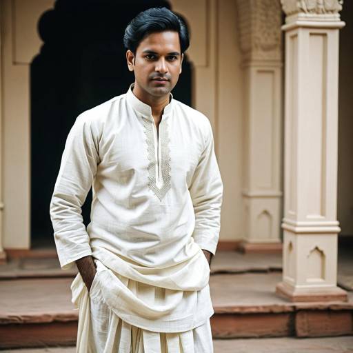 Mid-1900s Indian Male Cosplay Costume