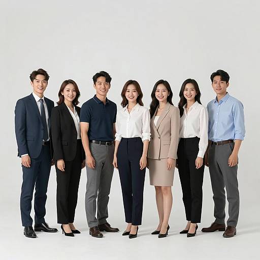 Group Portrait of Seven Individuals