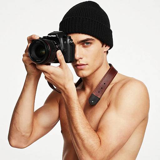 Professional Portrait of Young Male Photographer