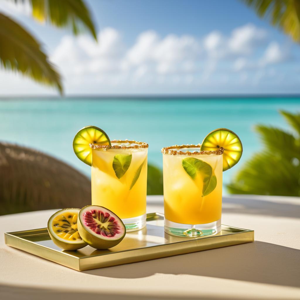 Tropical Passion Fruit Caipirinha Delight