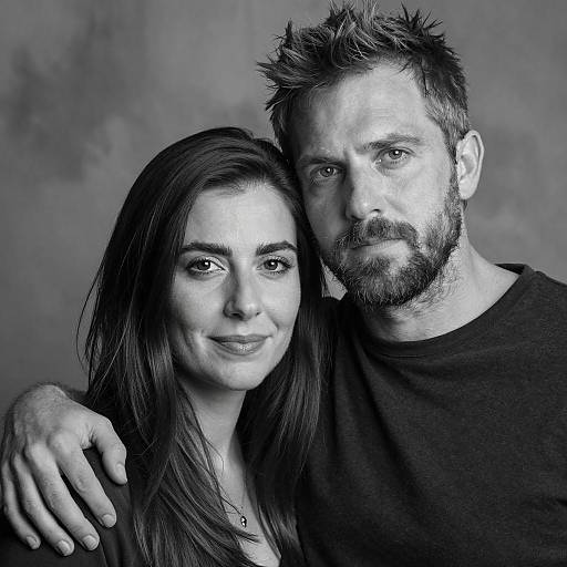 Intimate Black and White Portrait