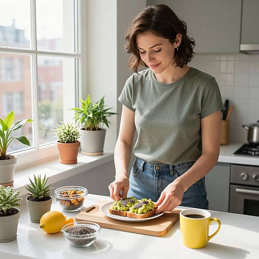 Modern Urban Kitchen Morning Routine