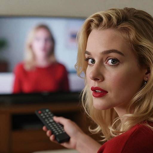 Captivated by Television: A Close-Up Scene