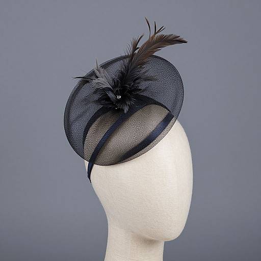 Elegant Charlotte Feather Fascinator