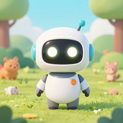 Playful Cute Humanoid Robot Design