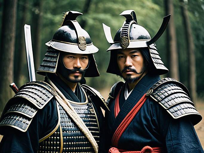 Adult Samurai Costume Face Swap