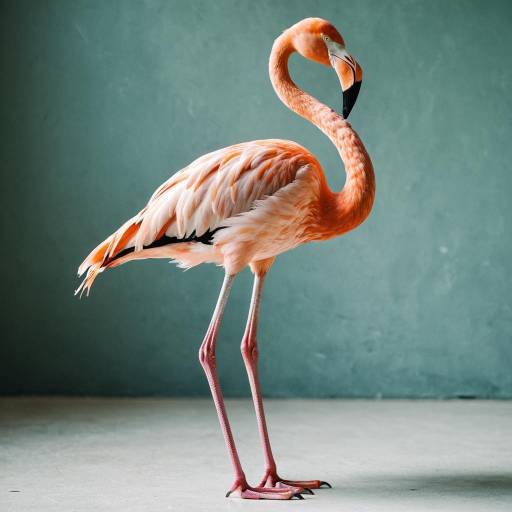 Elegant Flamingo Standing