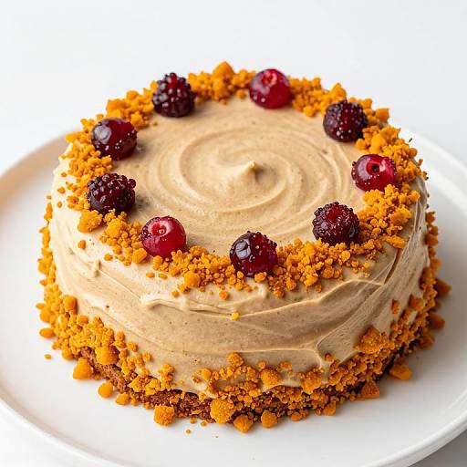 Brown Butter Cake with Biscoff Frosting