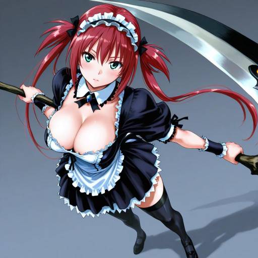 Illustration of Airi (the infernal temptress), queen's blade in the style of Osakana (denpa yun'yun)