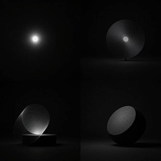 Elegant Minimalist Geometric Glow