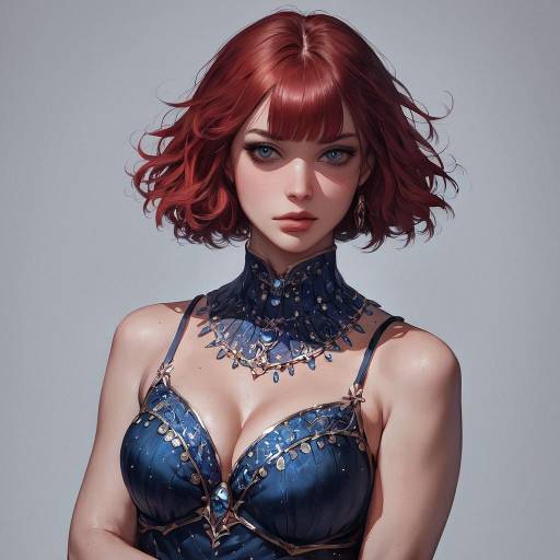Auburn Muse in Vibrant Dreamy Light Auburn Muse in Vibrant Dreamy Light