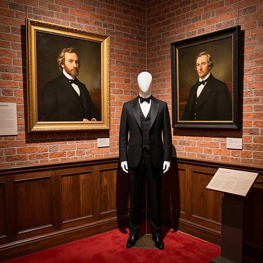 Museum Display of Historical Figures