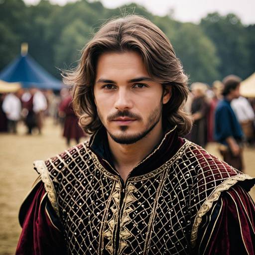 Man in Renaissance Festival Costume