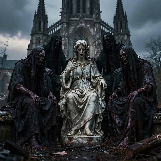 Decaying Wraiths at Crumbling Cathedral