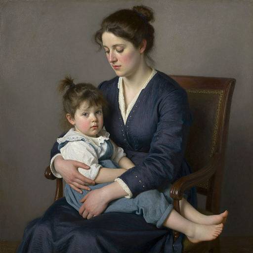 Mother and Child in Embrace