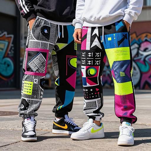 Urban Streetwear Accessories with Neon Art