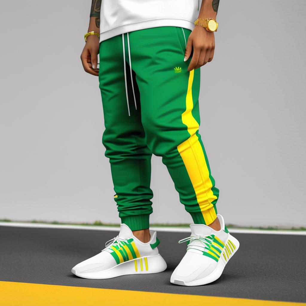 Stylish 3D Joggers in YZY Gap Style