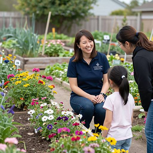 Community Garden Interaction with Chairwoman